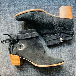 Rebecca Minkoff Black suede booties